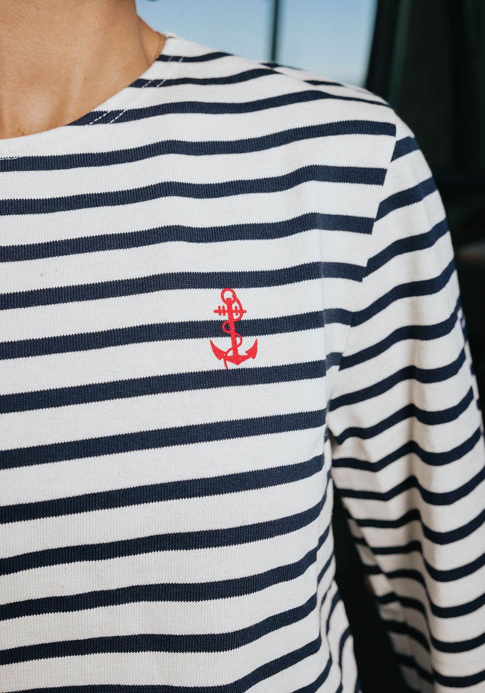 Frégate Sailor Striped Shirt x Marine nationale (ECRU/MARINE)