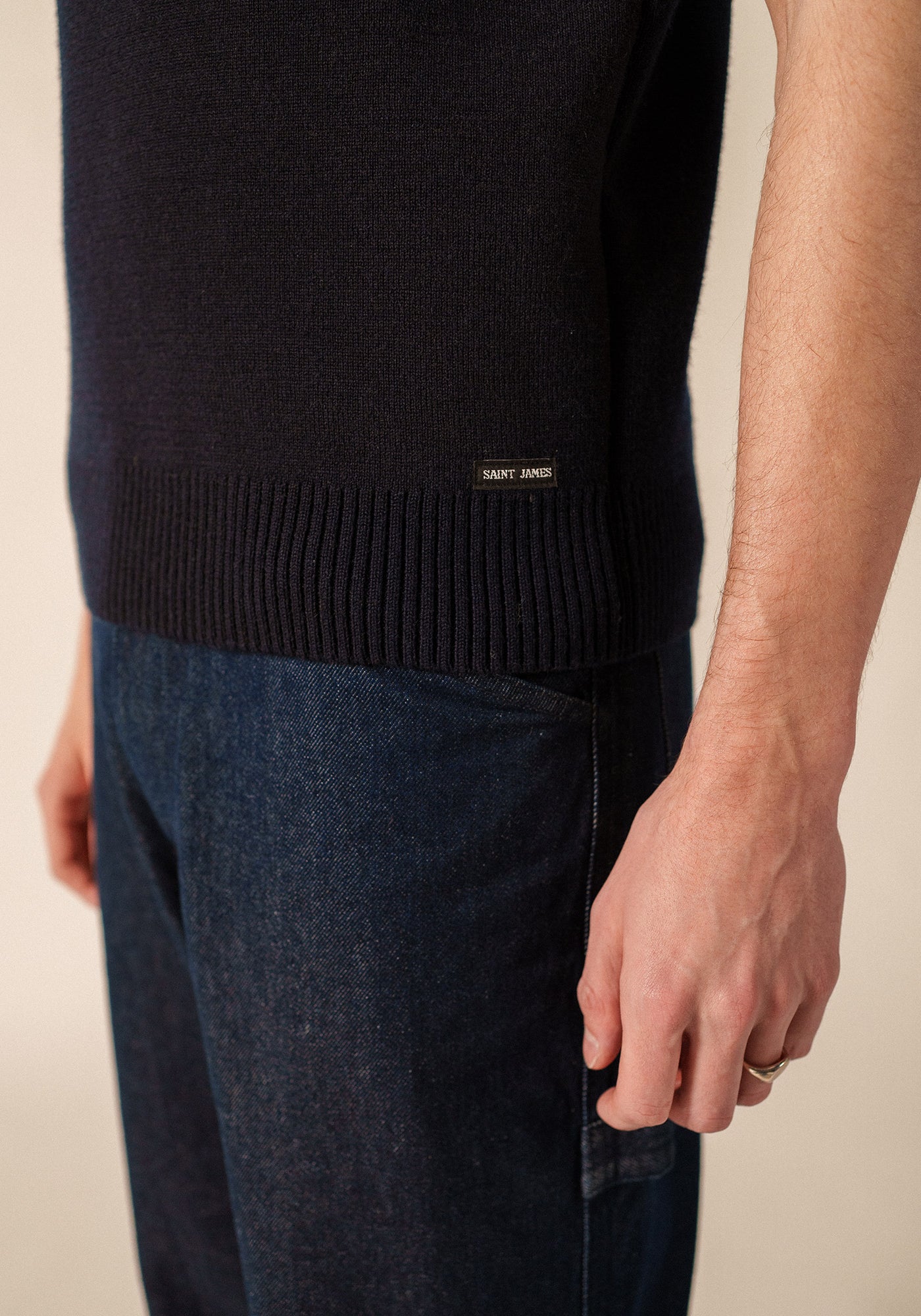 Cancale sleeveless jumper (MARINE)