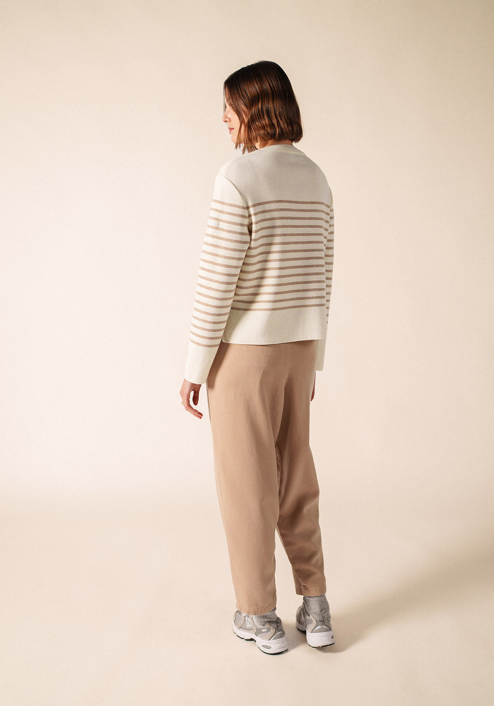 Aulon Jumper (BLANC/BEIGE FONCE)