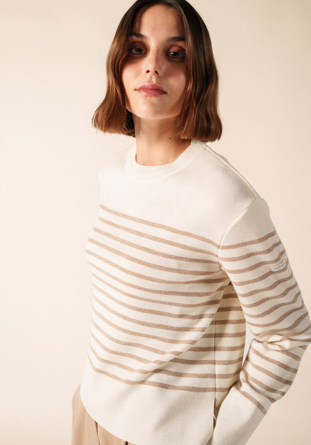 Aulon Jumper (BLANC/BEIGE FONCE)