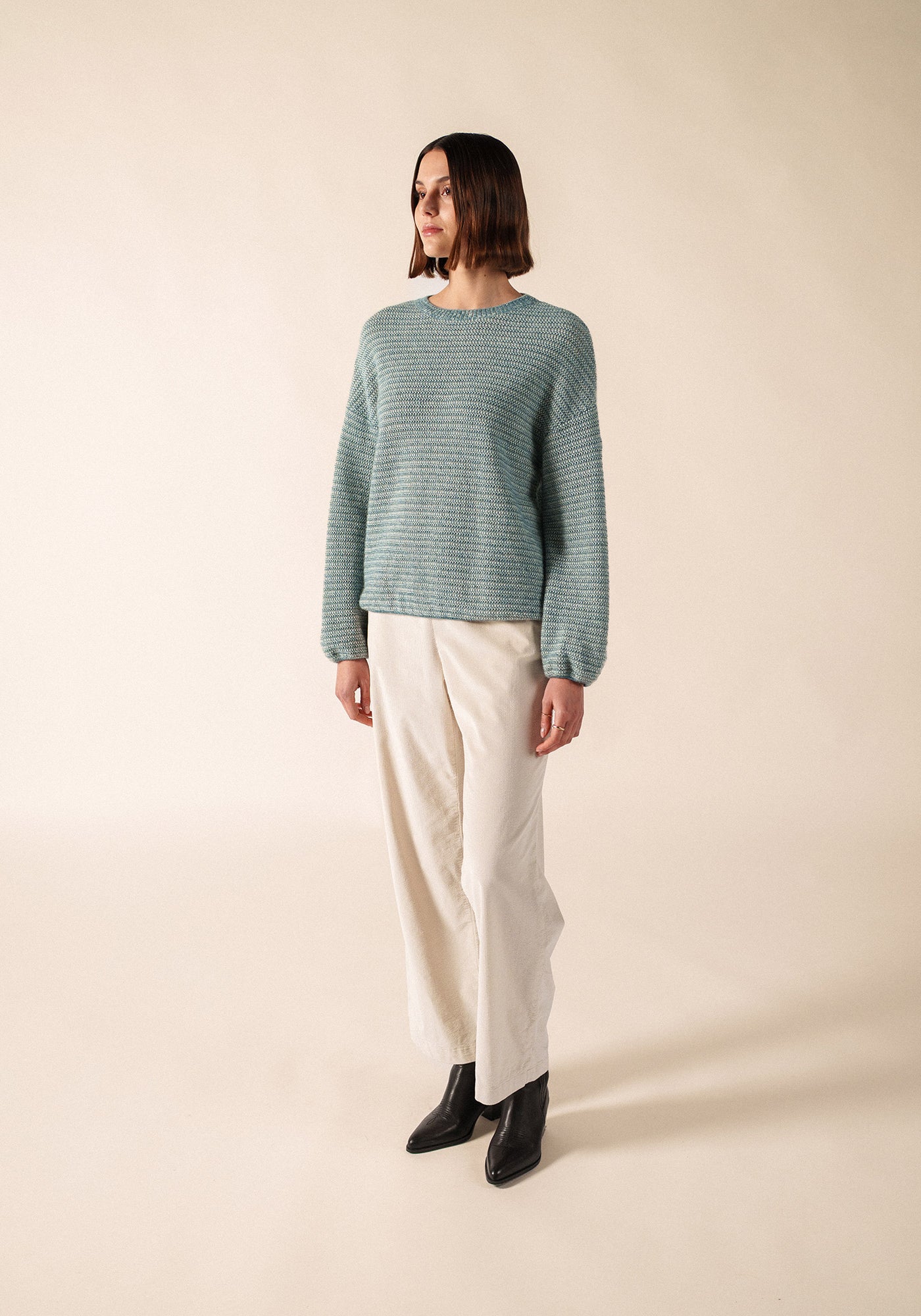 Ascain Jumper (CELESTE/BLANC D'HIVER)