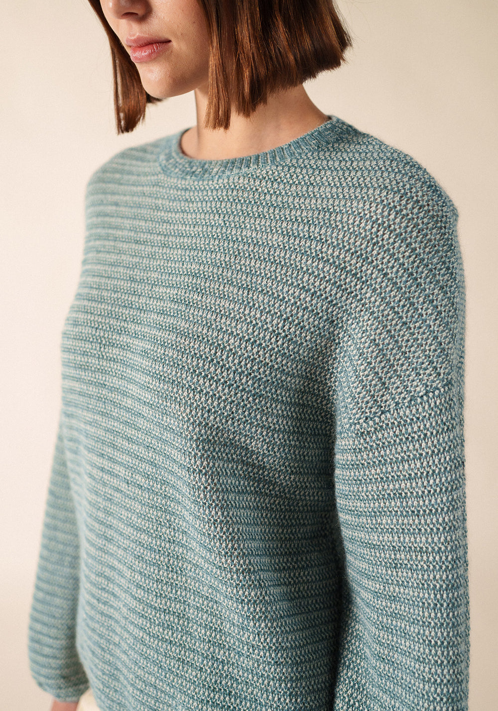 Ascain Jumper (CELESTE/BLANC D'HIVER)