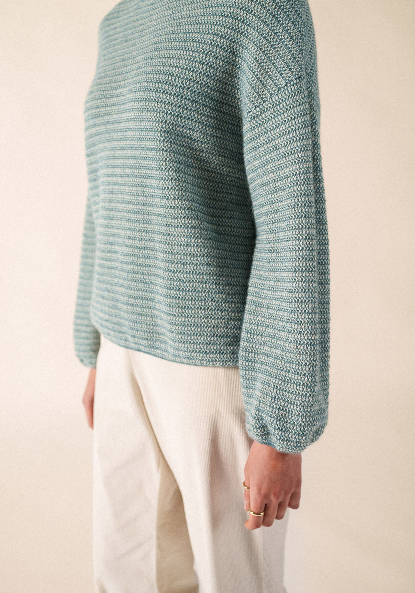 Ascain Jumper (CELESTE/BLANC D'HIVER)
