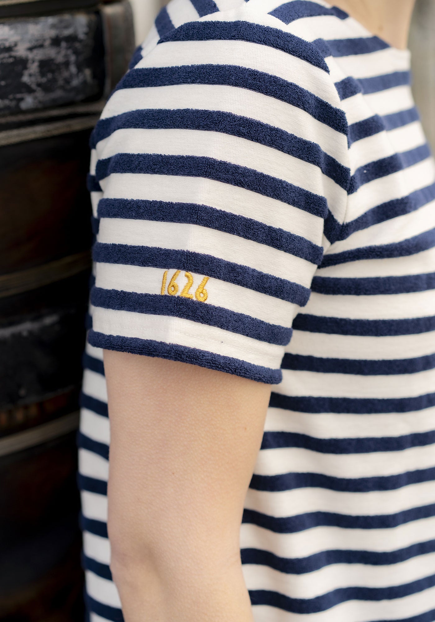 Gloire x Marine nationale Breton Shirt (NEIGE/MARINE)