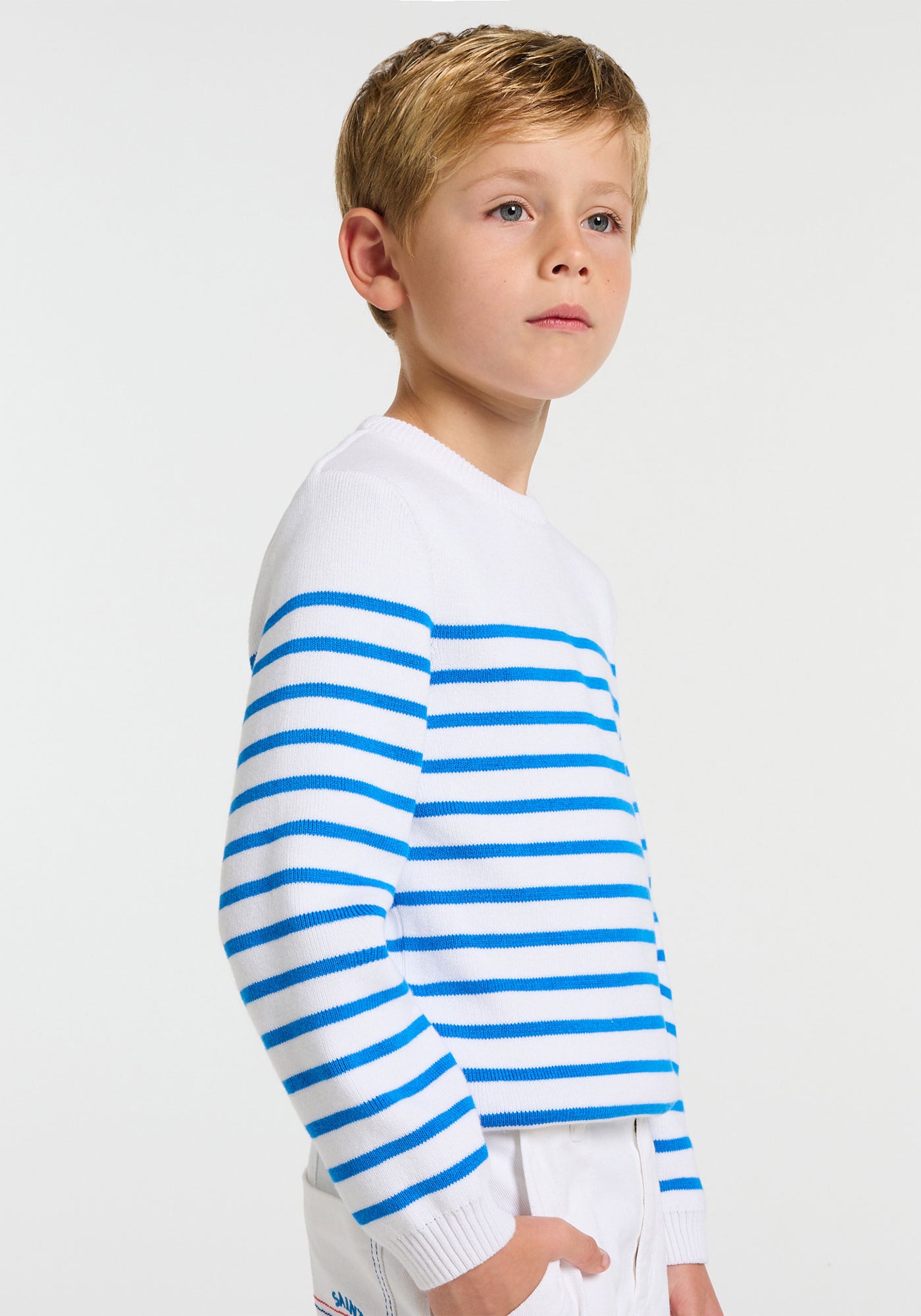 Sweatshirt x Jacadi (BLANCE/BLEU RIVAGE)