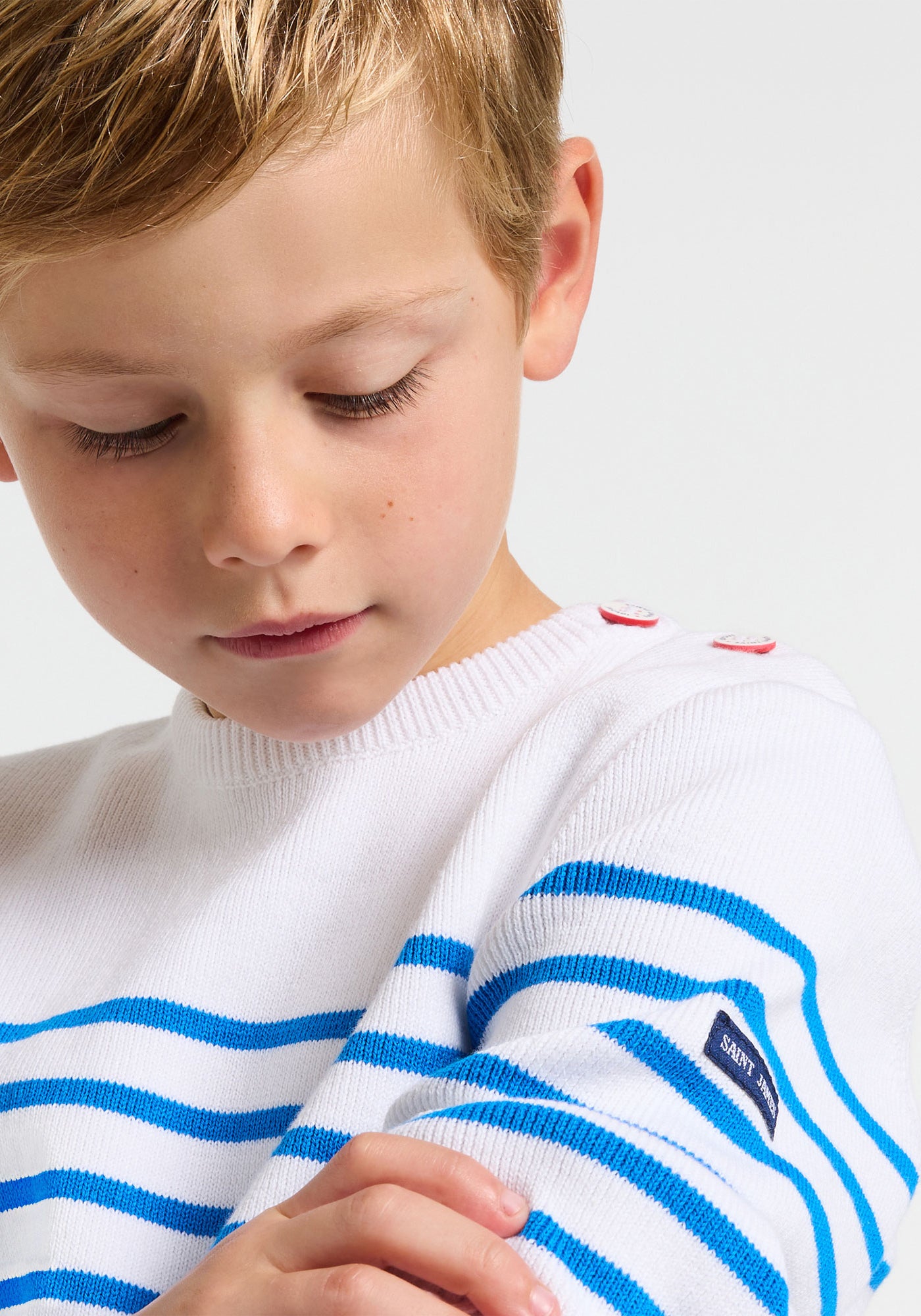 Sweatshirt x Jacadi (BLANCE/BLEU RIVAGE)