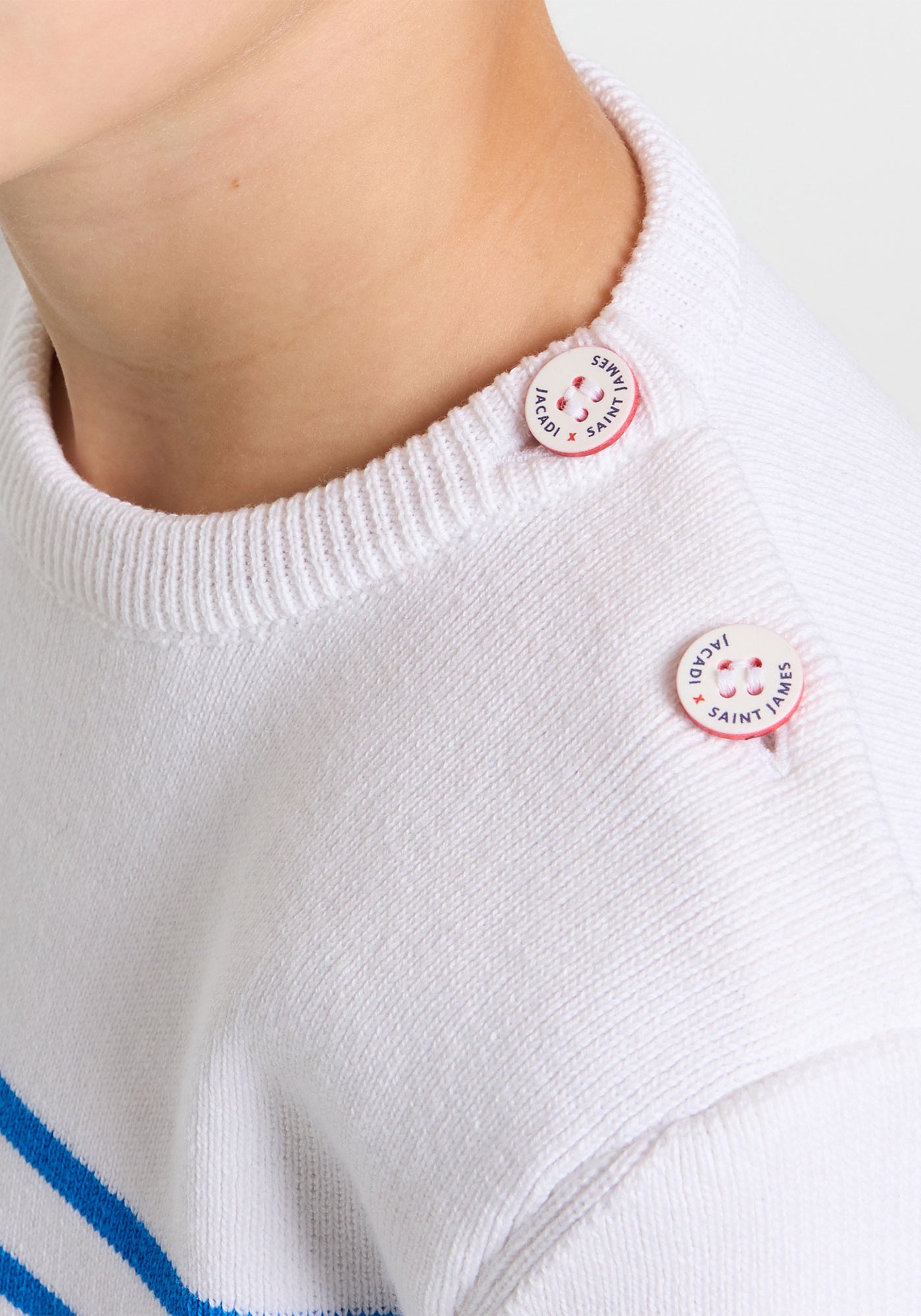 Sweatshirt x Jacadi (BLANCE/BLEU RIVAGE)