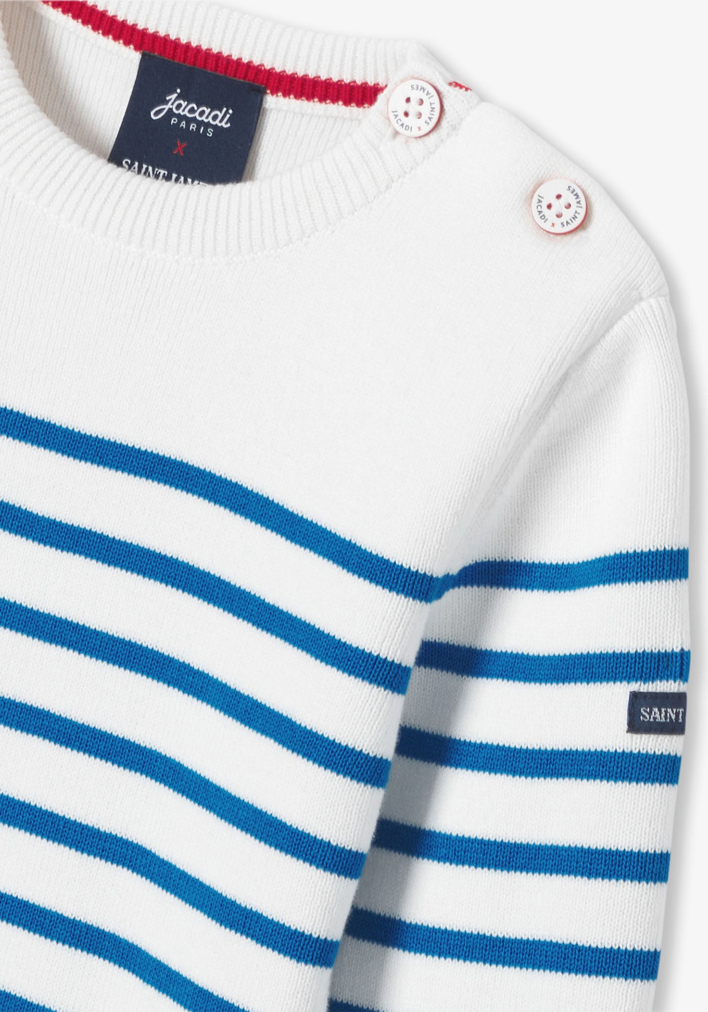 Sweatshirt x Jacadi (BLANCE/BLEU RIVAGE)
