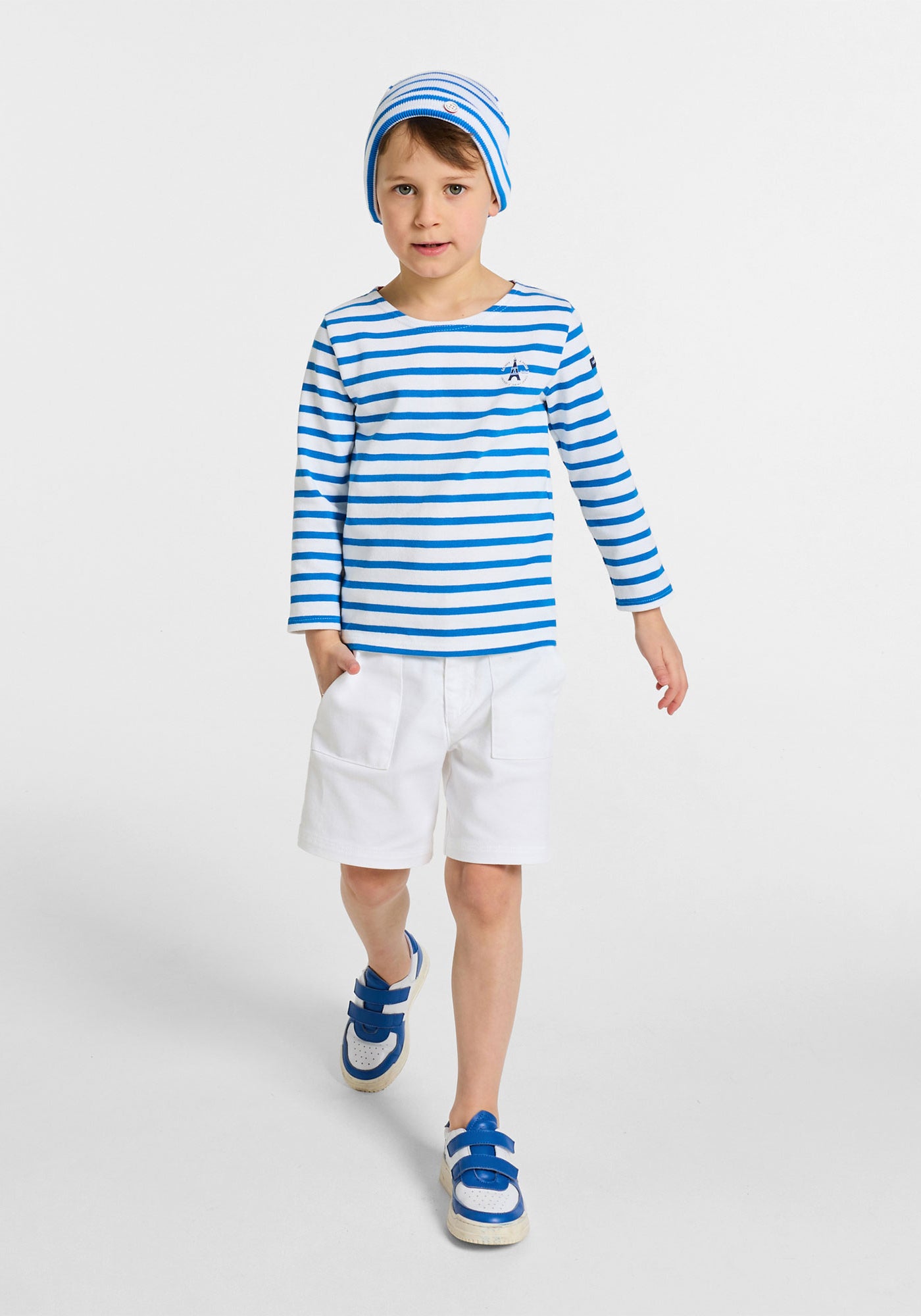 Breton Shirt x Jacadi (BLANCE/BLEU RIVAGE)