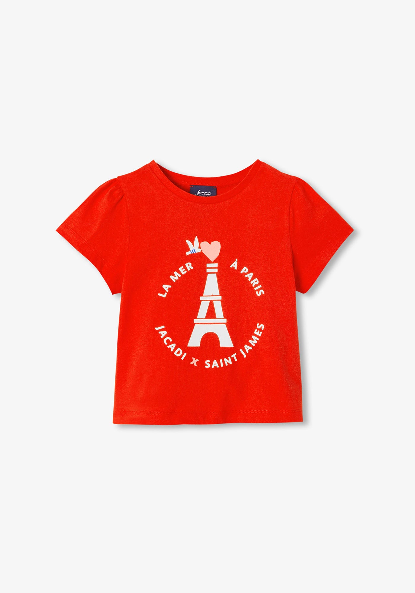 T-shirt x Jacadi (ROUGE TOMATE)