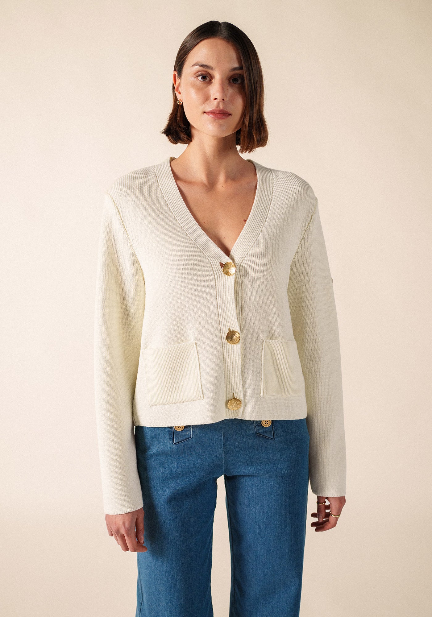 Courcy Cardigan (BLANC)