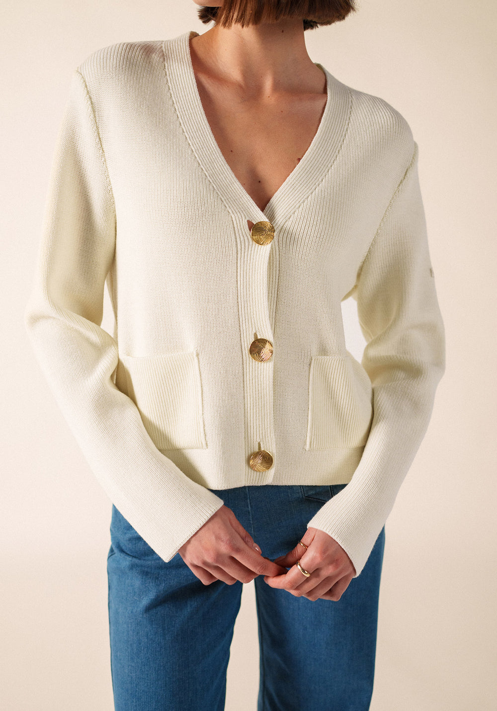 Courcy Cardigan (BLANC)