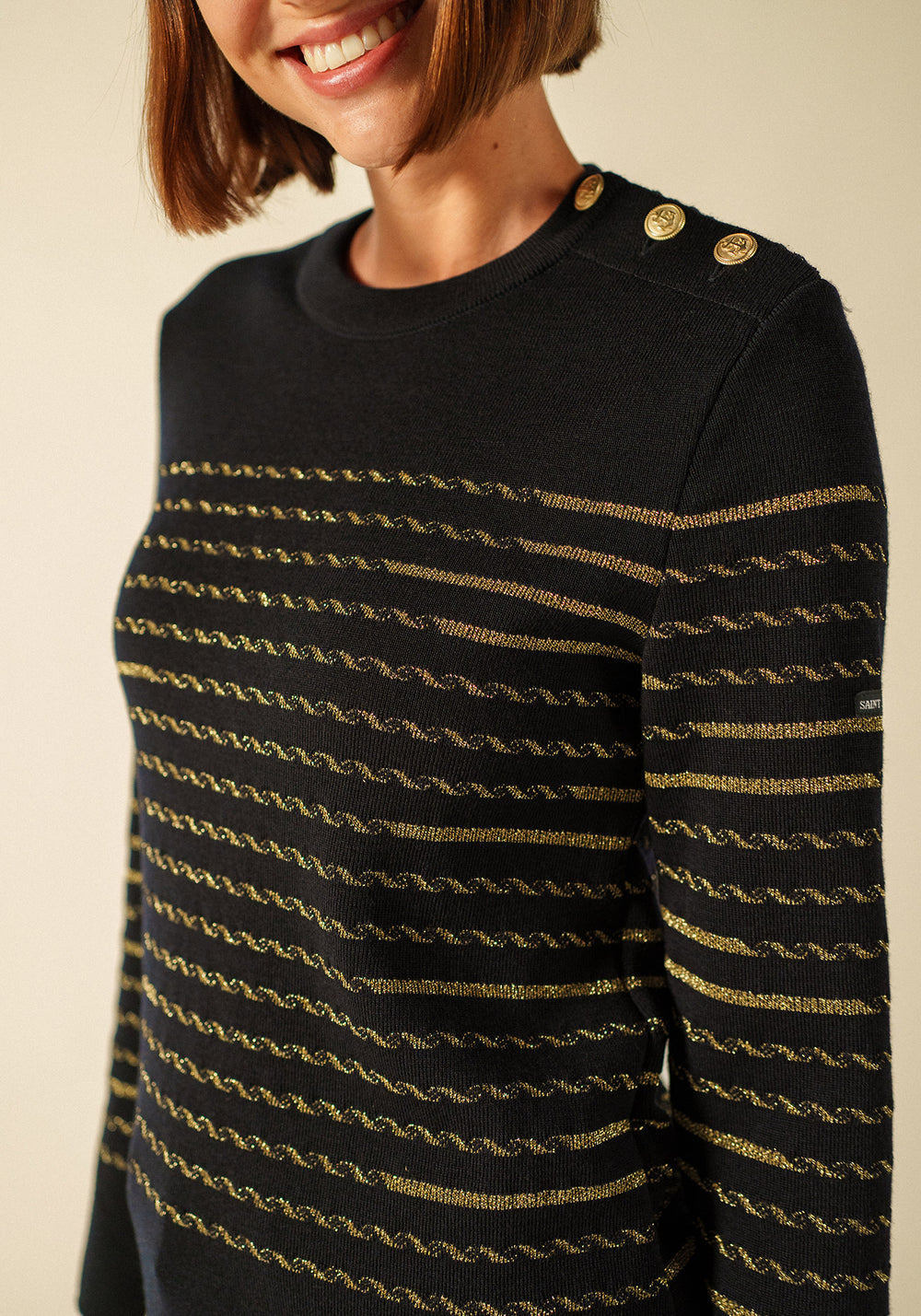 Vima Jumper x Isabelle Ballu (NAVY/CHAMPAGNE)