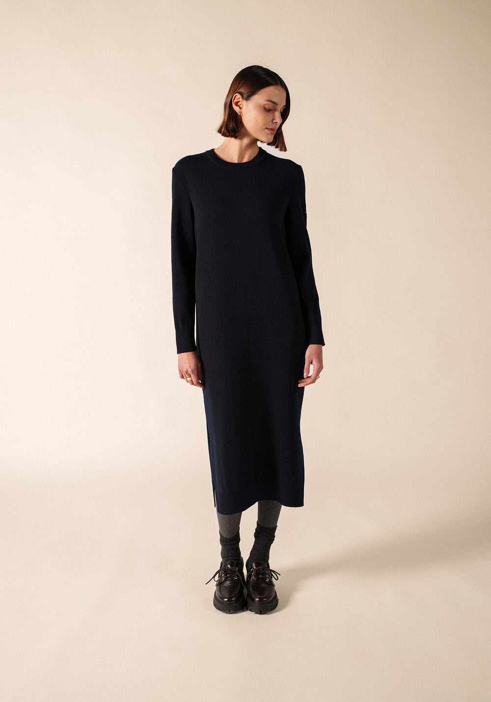 Ascou Dress (NAVY)