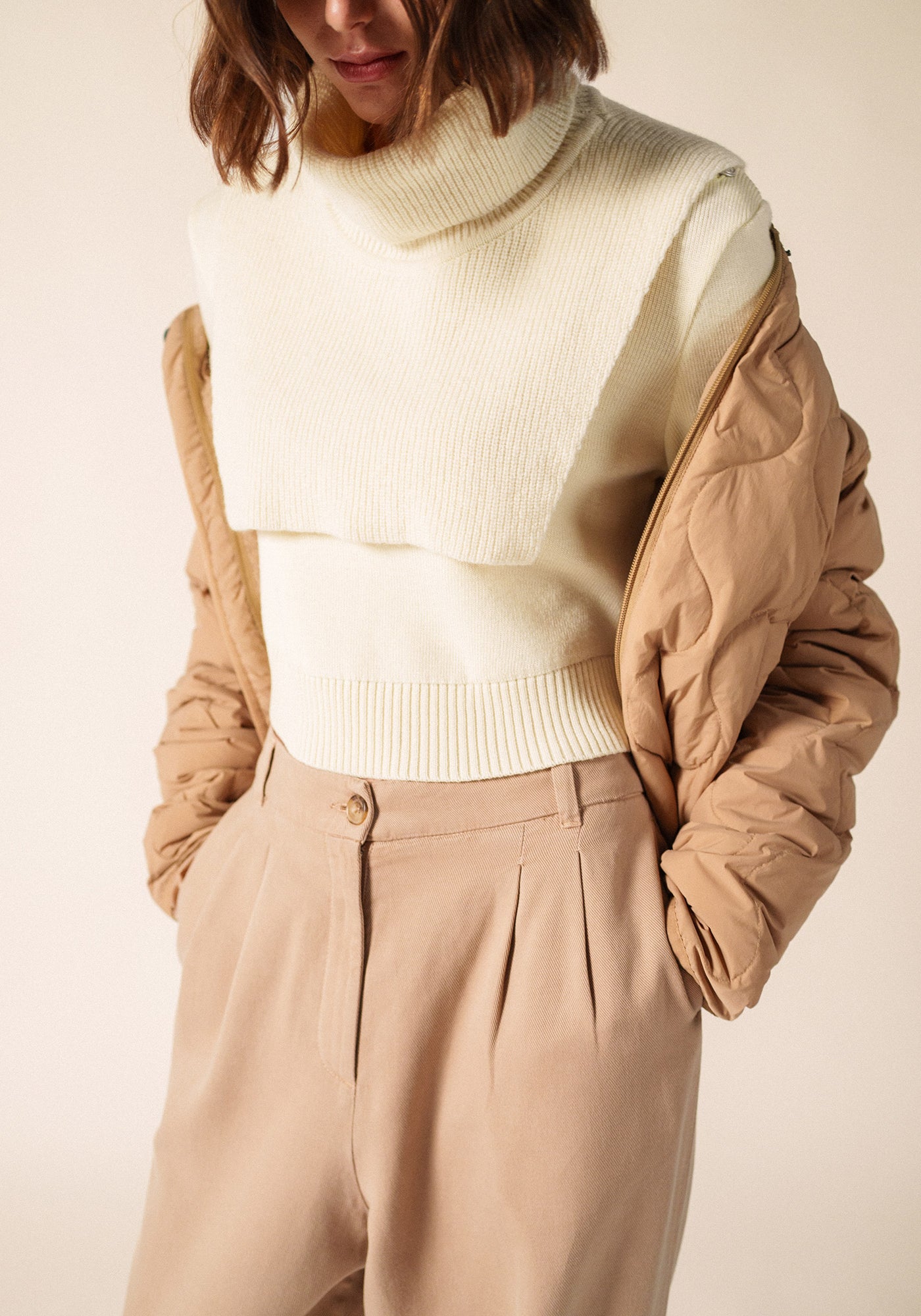 Roll-neck dickey (ECUME)