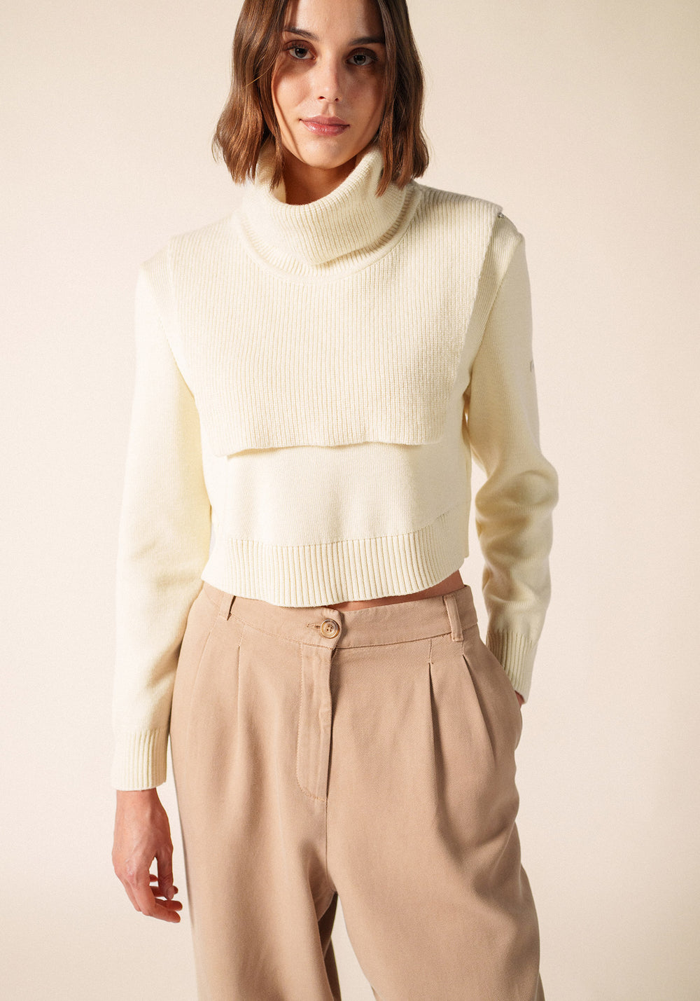 Roll-neck dickey (ECUME)