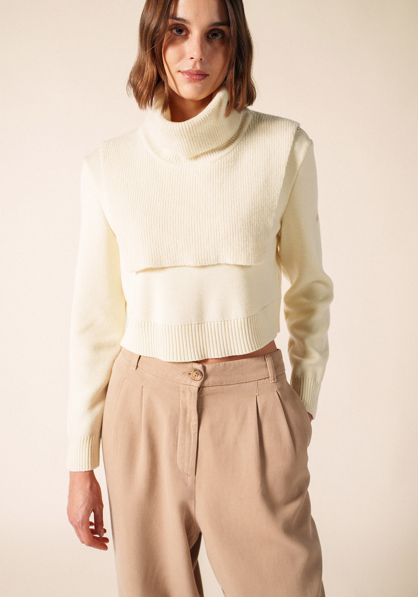 Roll-neck dickey (ECUME)