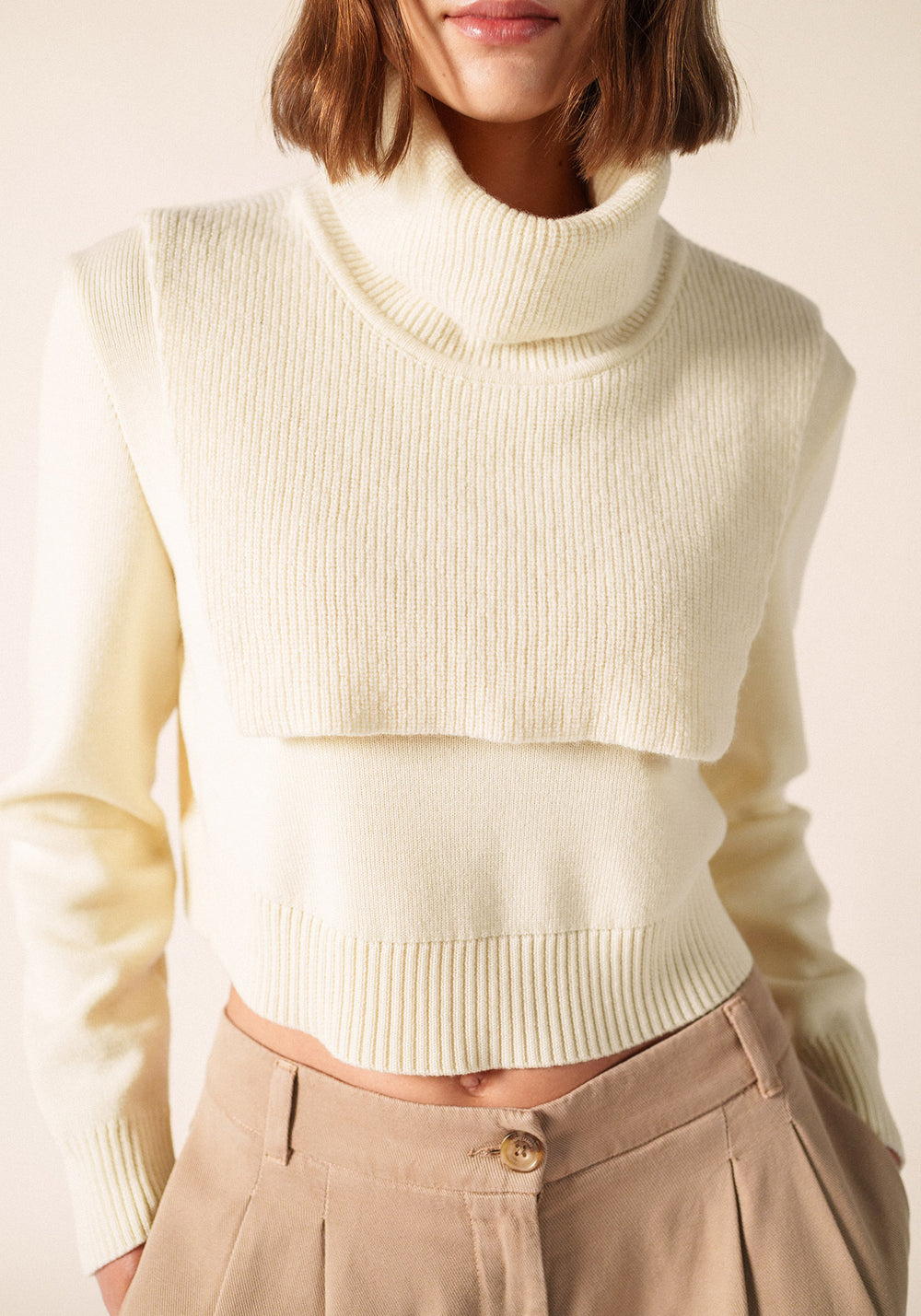 Roll-neck dickey (ECUME)
