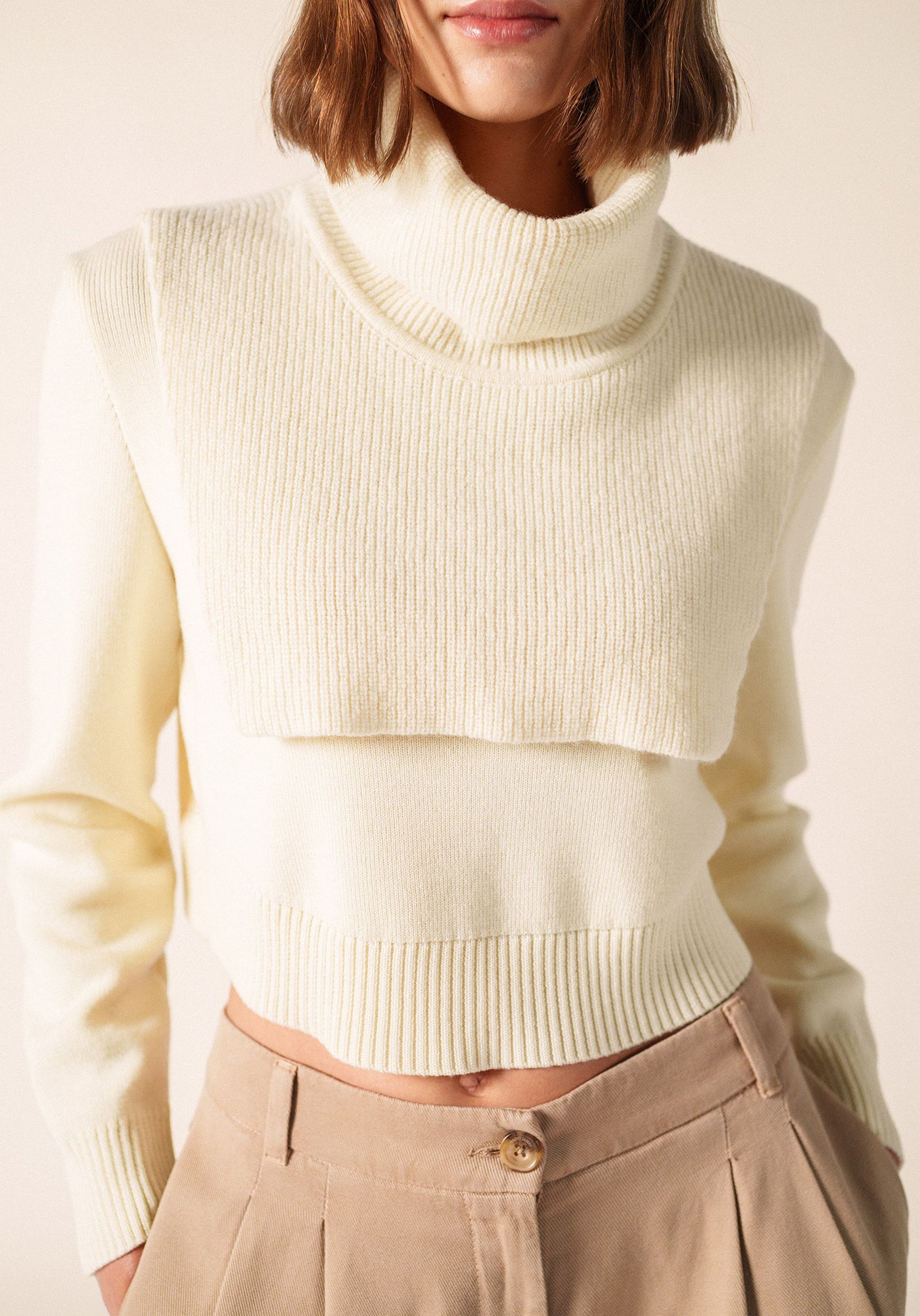 Roll-neck dickey (ECUME)