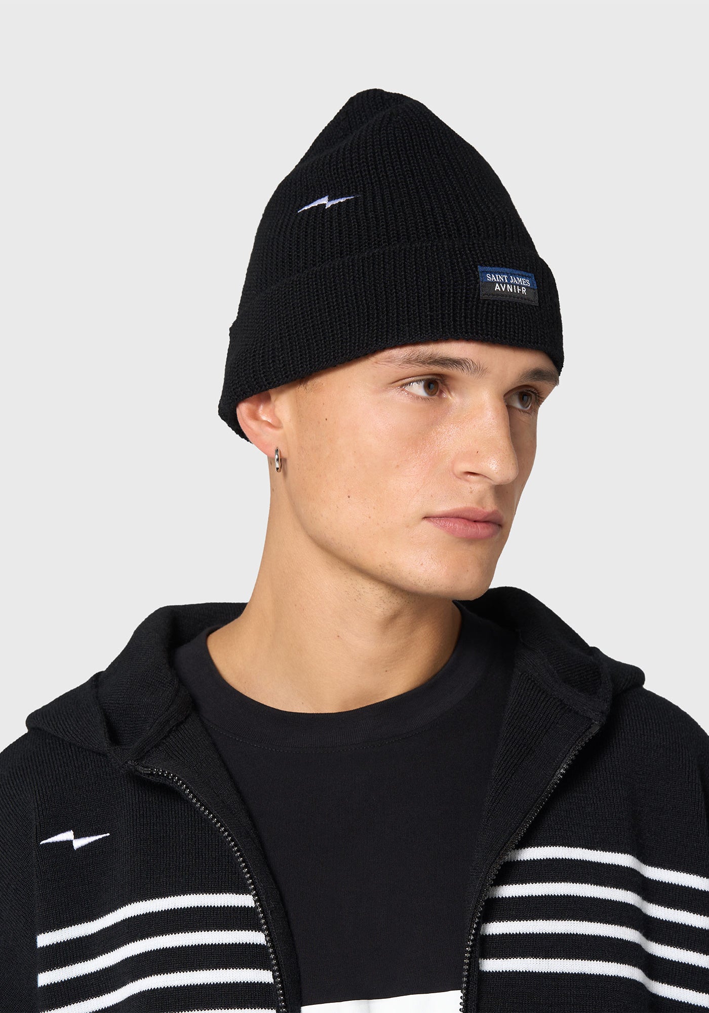 Fujames beanie - SAINT JAMES x AVNIER (NOIR)