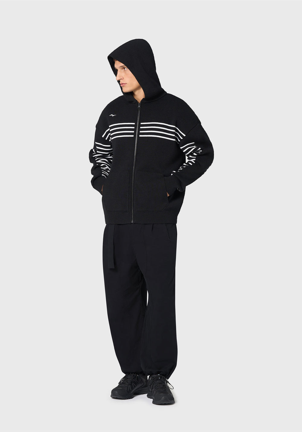 Kobourg hoodie - SAINT JAMES x AVNIER (NOIR)