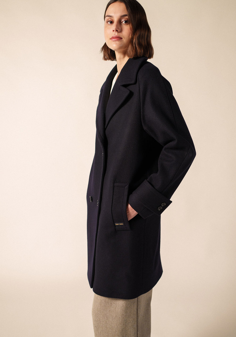Ste Laura Coat (NAVY)
