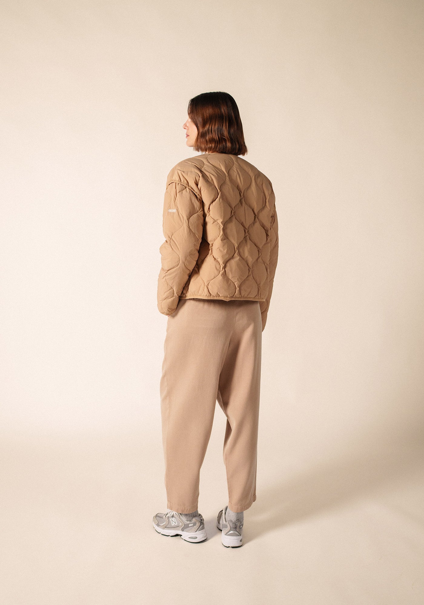 Ste Carole Puffer Jacket (BEIGE FONCE)