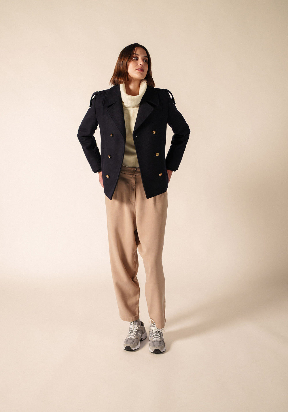 Ste Berthille Coat (NAVY)