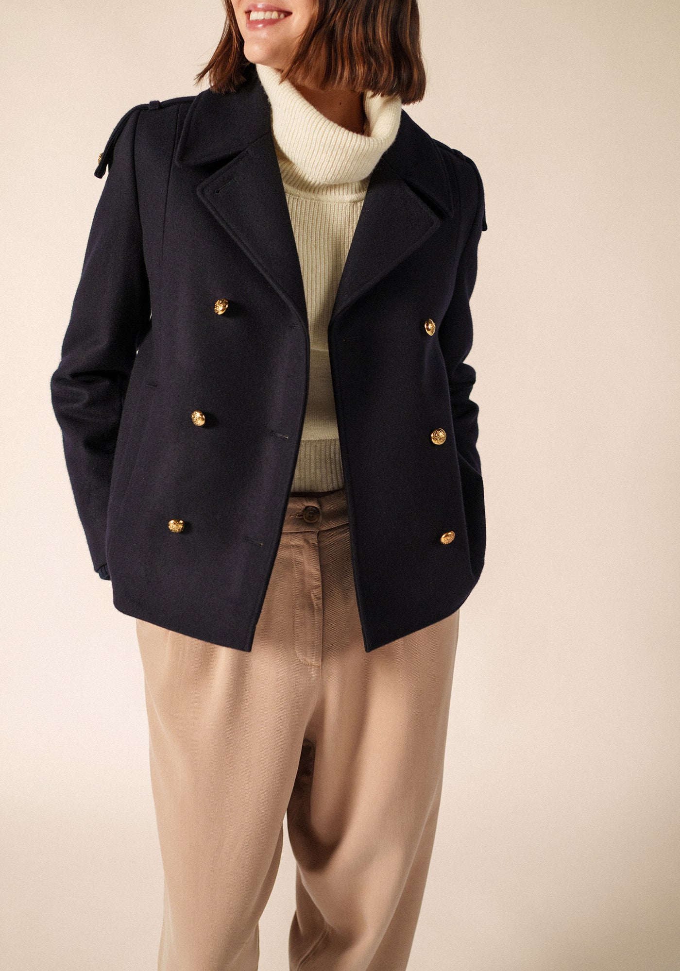 Ste Berthille Coat (NAVY)