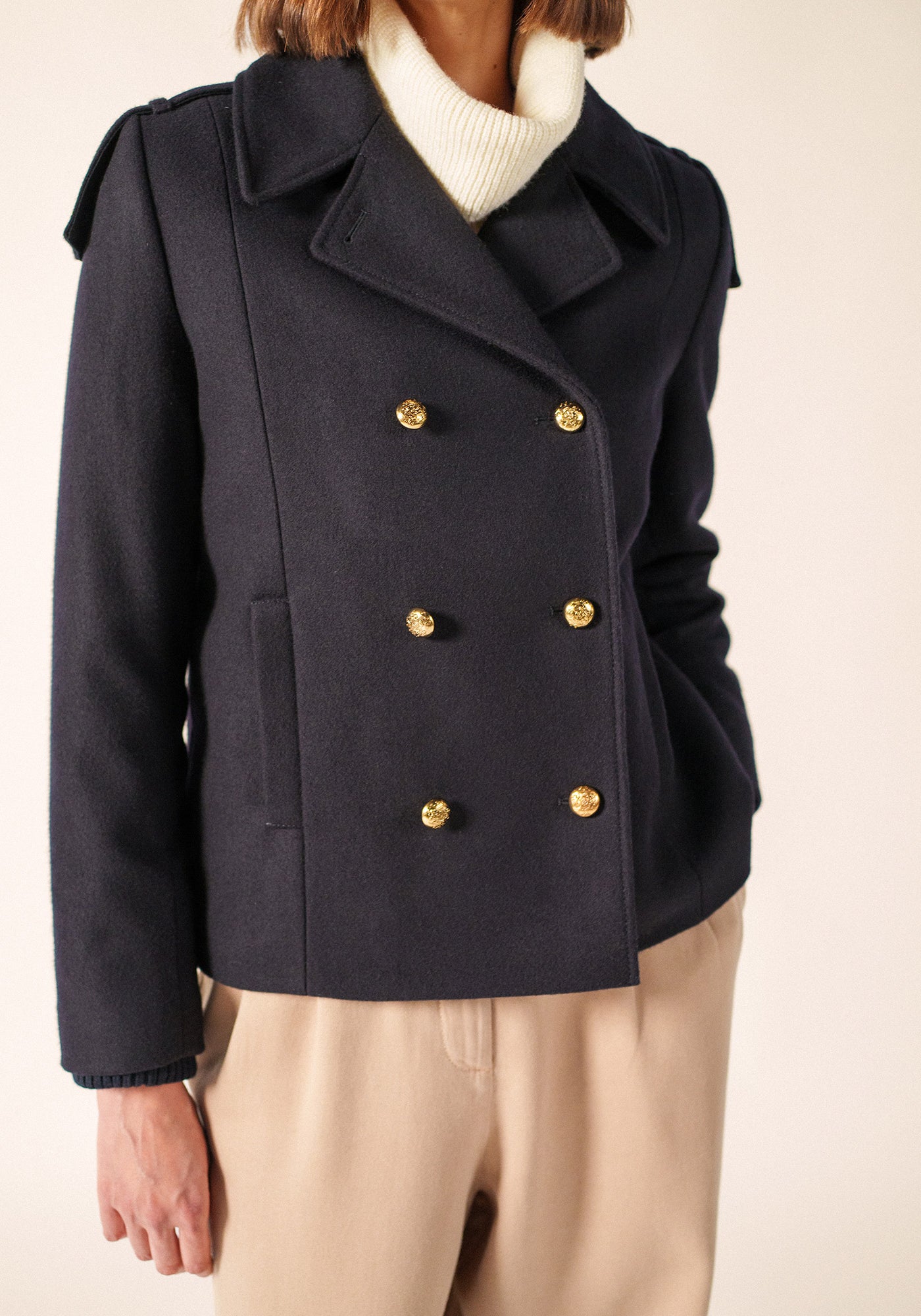 Ste Berthille Coat (NAVY)