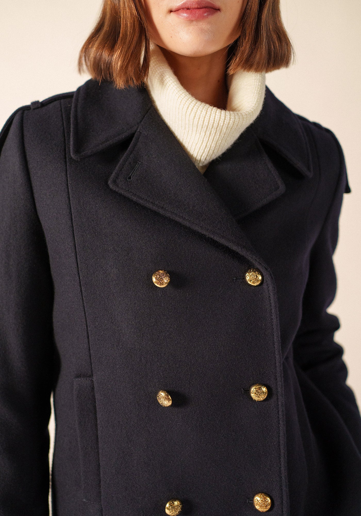 Ste Berthille Coat (NAVY)