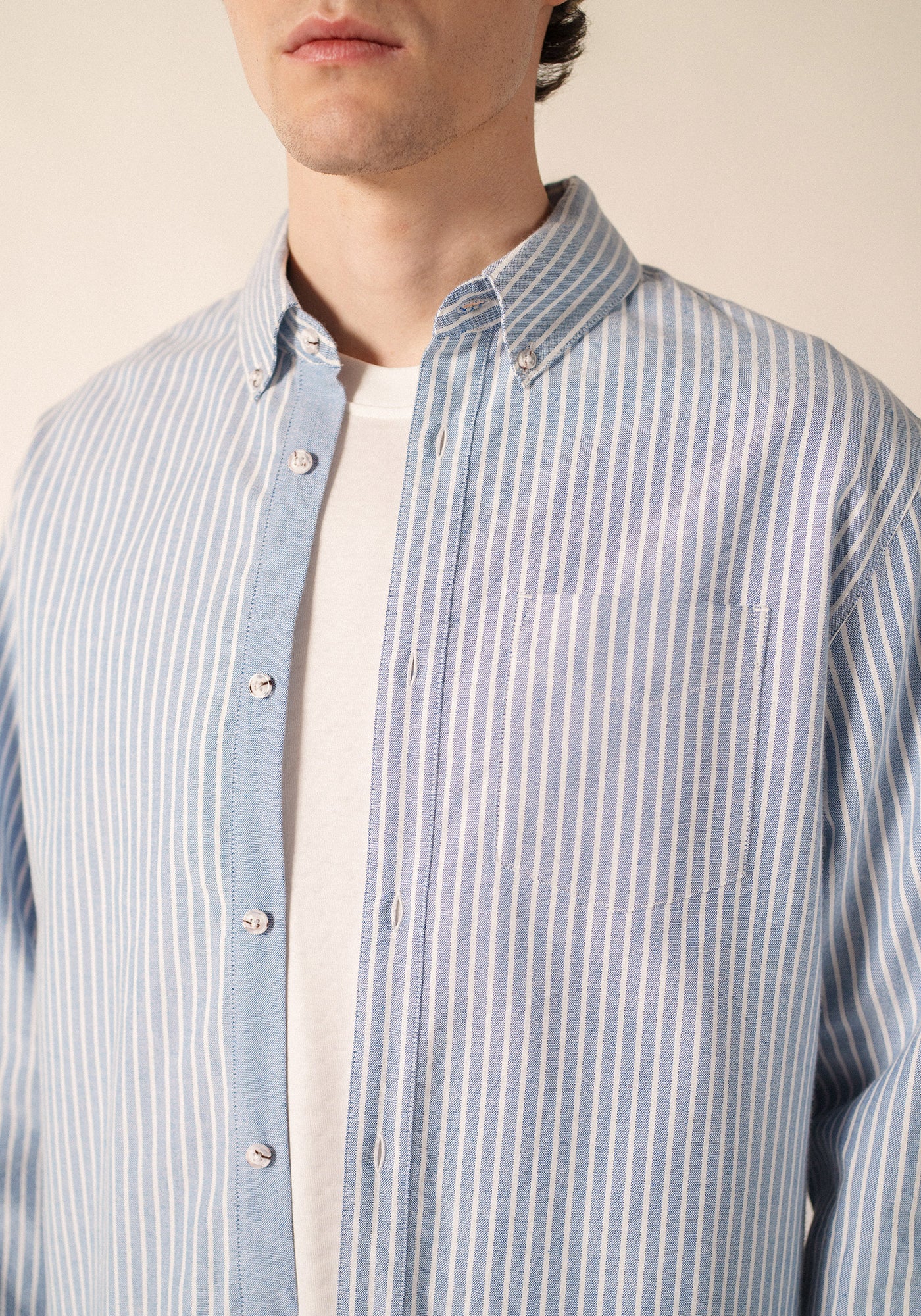 Côme Shirt (BLEU/BLANC)