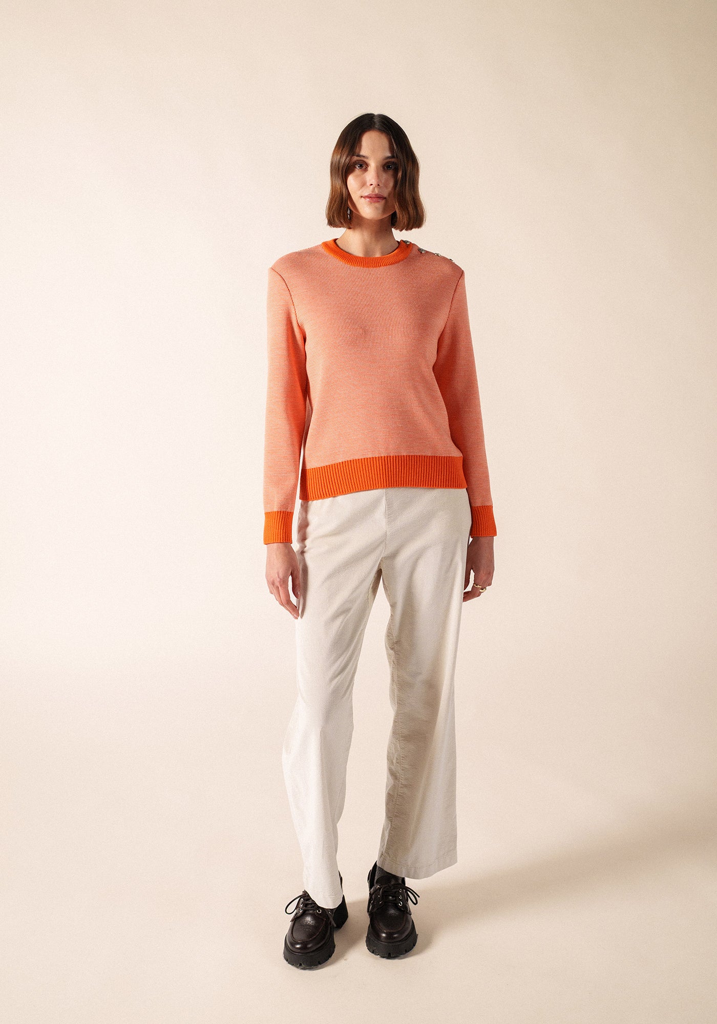 Cancale Sailor Jumper (CONFIT/BLANC)