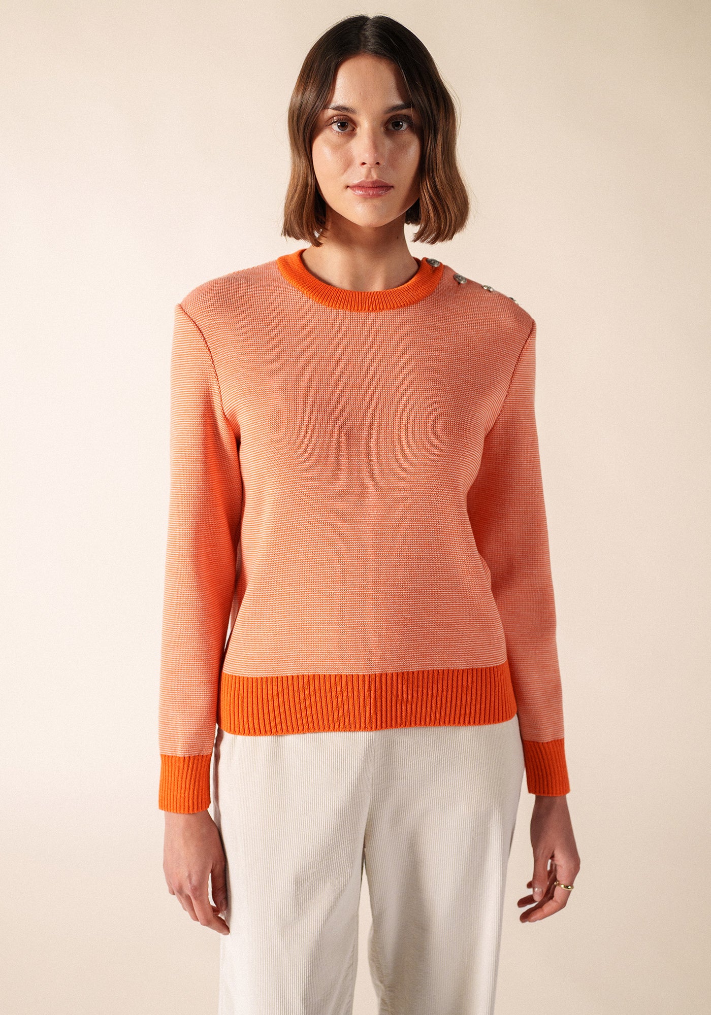 Cancale Sailor Jumper (CONFIT/BLANC)