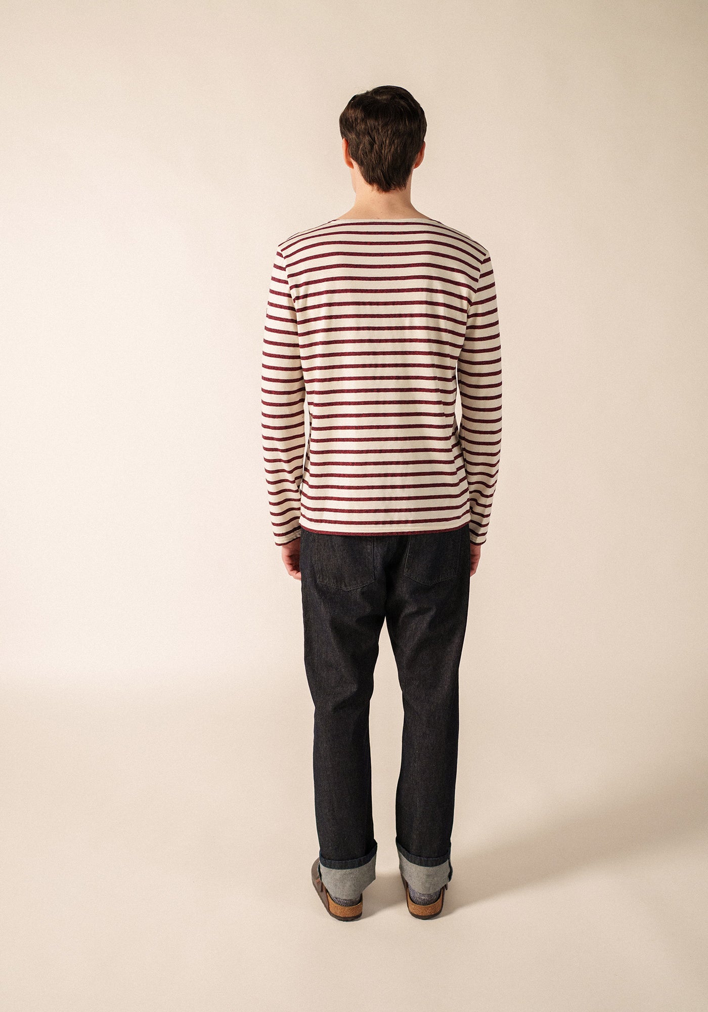 Beille Breton Shirt (ECRU/TWEED)