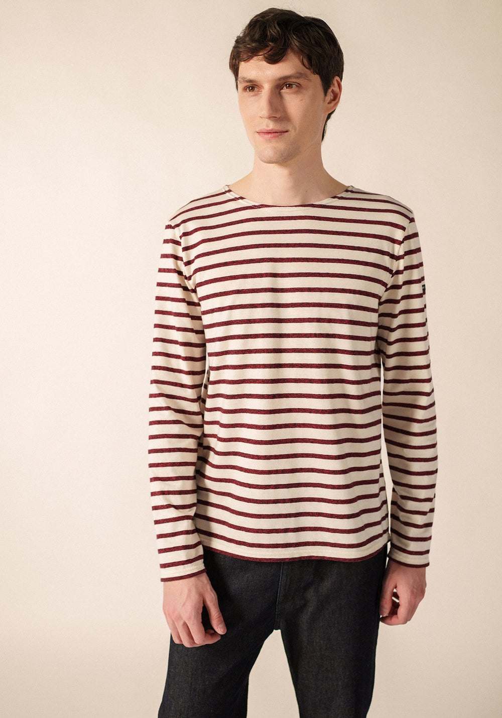Beille Breton Shirt (ECRU/TWEED)
