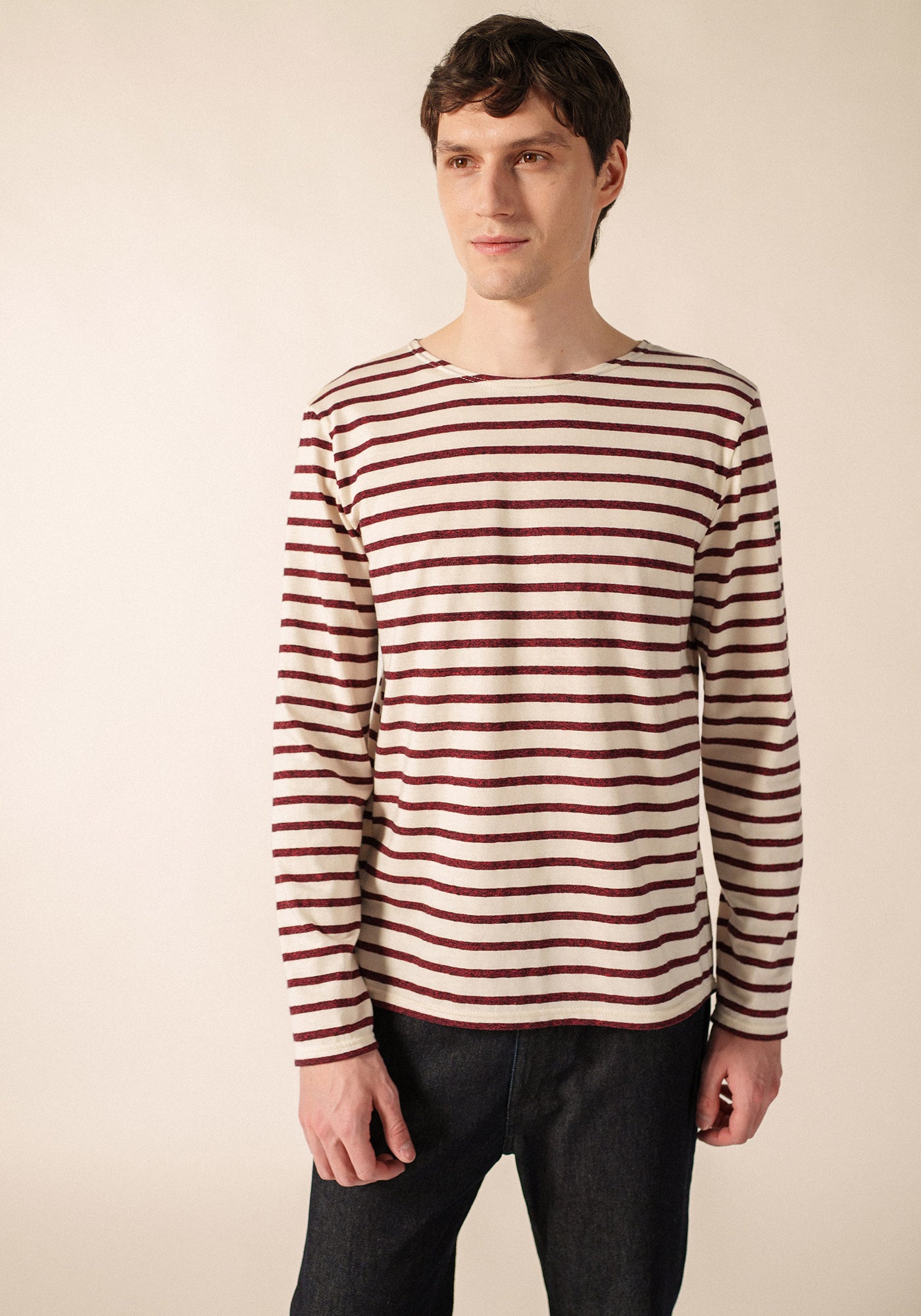 Beille Breton Shirt (ECRU/TWEED)
