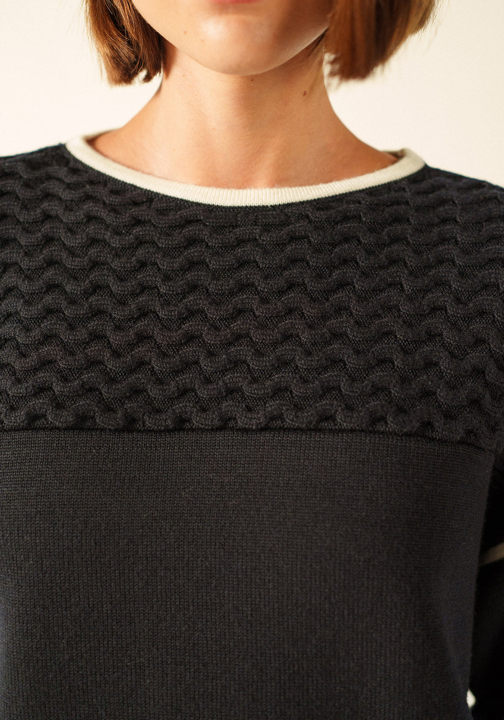 Drift jumper x Isabelle Ballu (NAVY/ECRU)