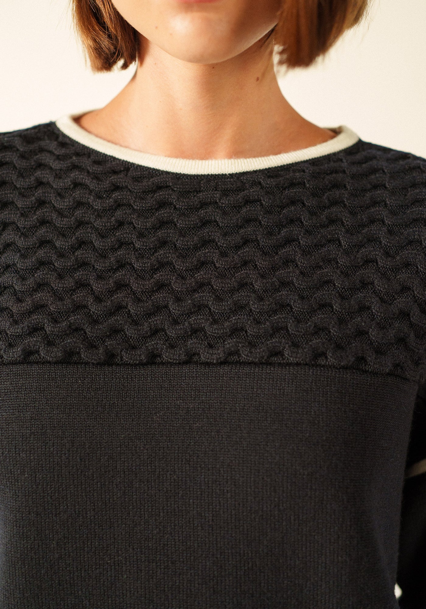 Drift jumper x Isabelle Ballu (NAVY/ECRU)