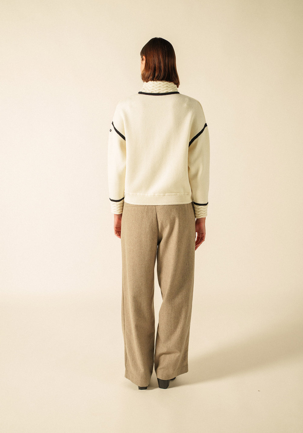 Swell Jumper x Isabelle Ballu (ECRU/NAVY)