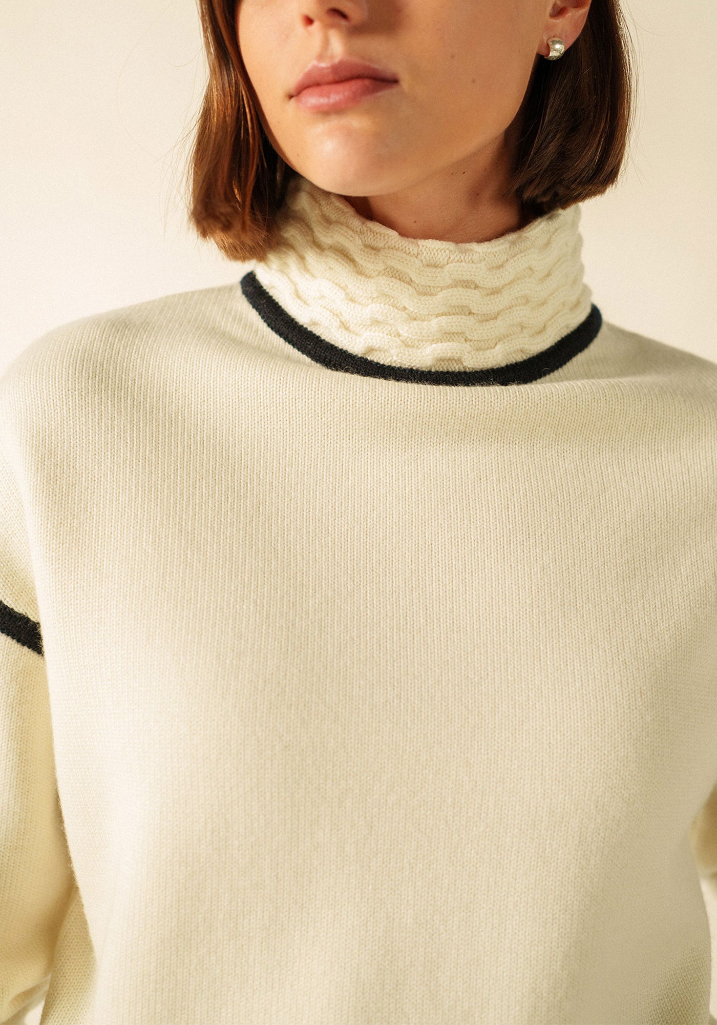 Swell Jumper x Isabelle Ballu (ECRU/NAVY)