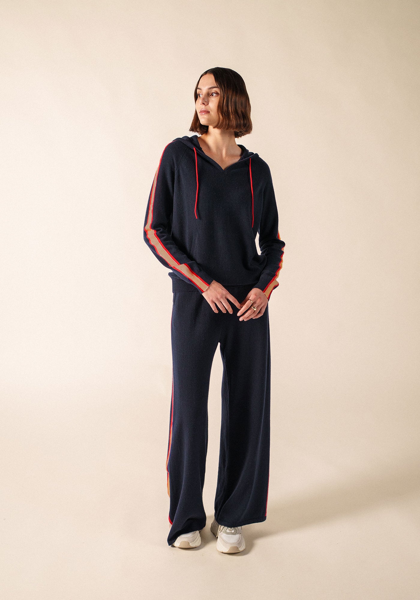 Sorrento Trousers x Collette Dinnigan (NAVY/CAMEL/TULIPE)