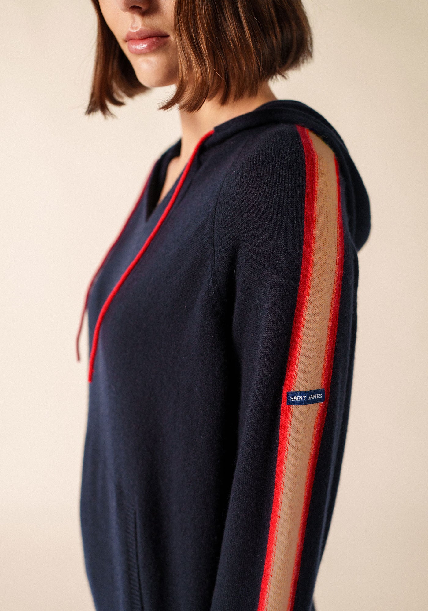 Byron Bay Sweatshirt x Collette Dinnigan (NAVY/CAMEL/TULIPE)