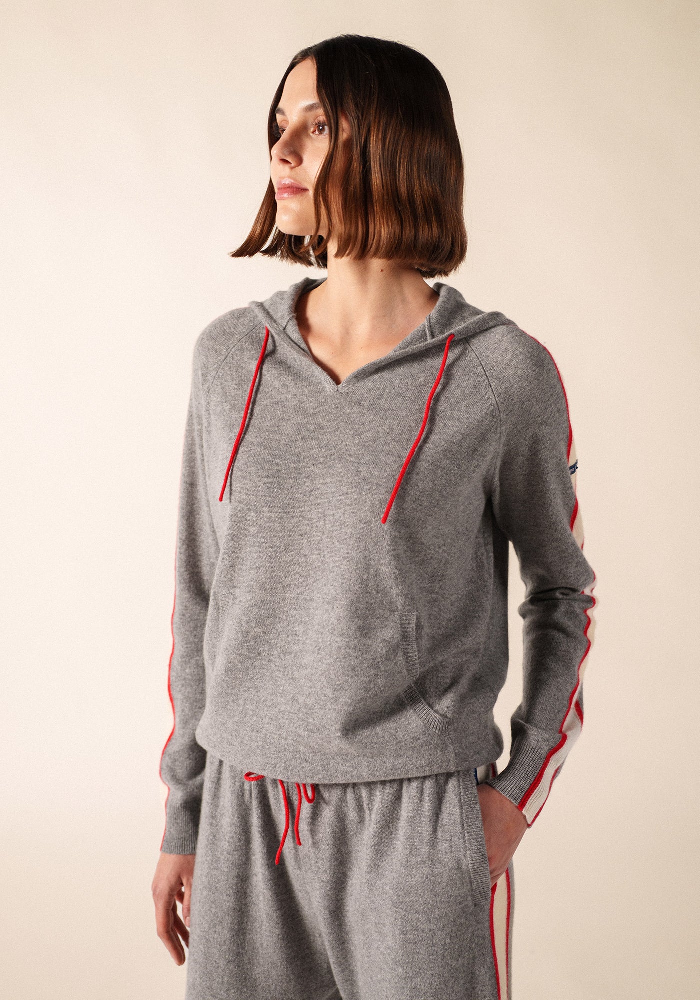 Byron Bay Sweatshirt x Collette Dinnigan (GRIS CHINE/ECUME/TULIPE)