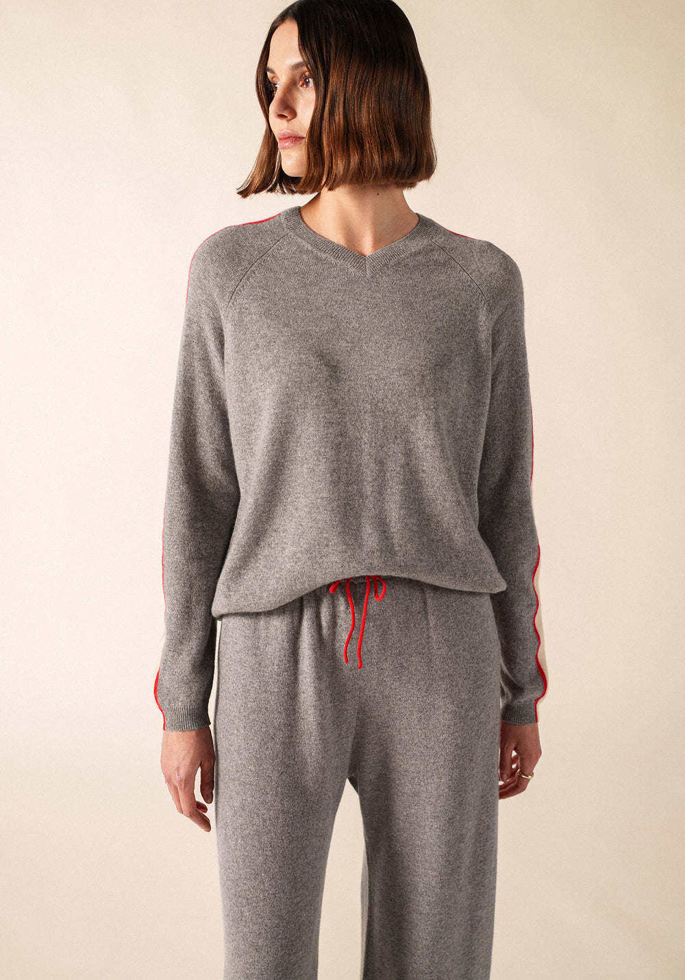 Noosa Jumper x Collette Dinnigan (GRIS CHINE/ECUME/TULIPE)
