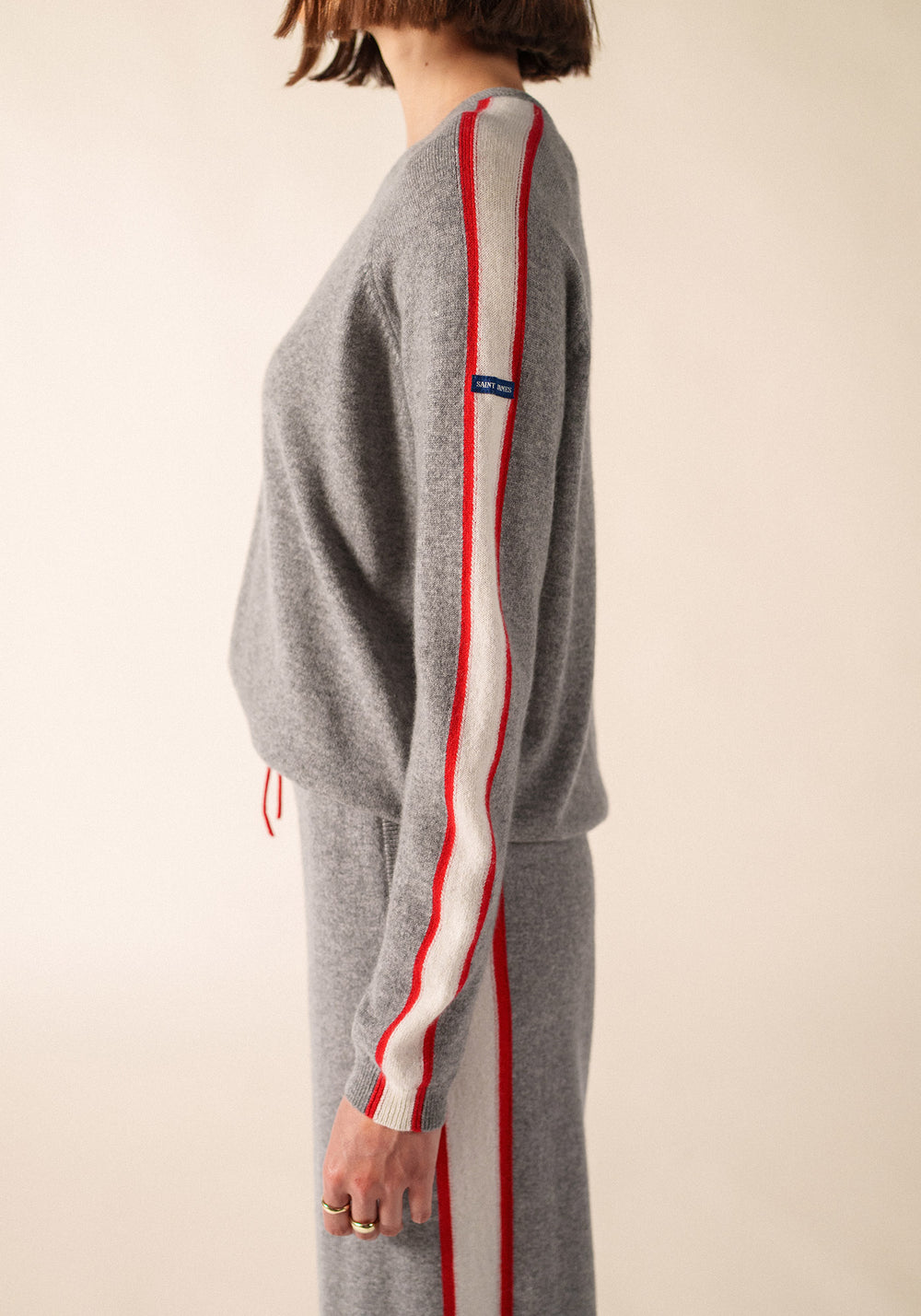 Noosa Jumper x Collette Dinnigan (GRIS CHINE/ECUME/TULIPE)