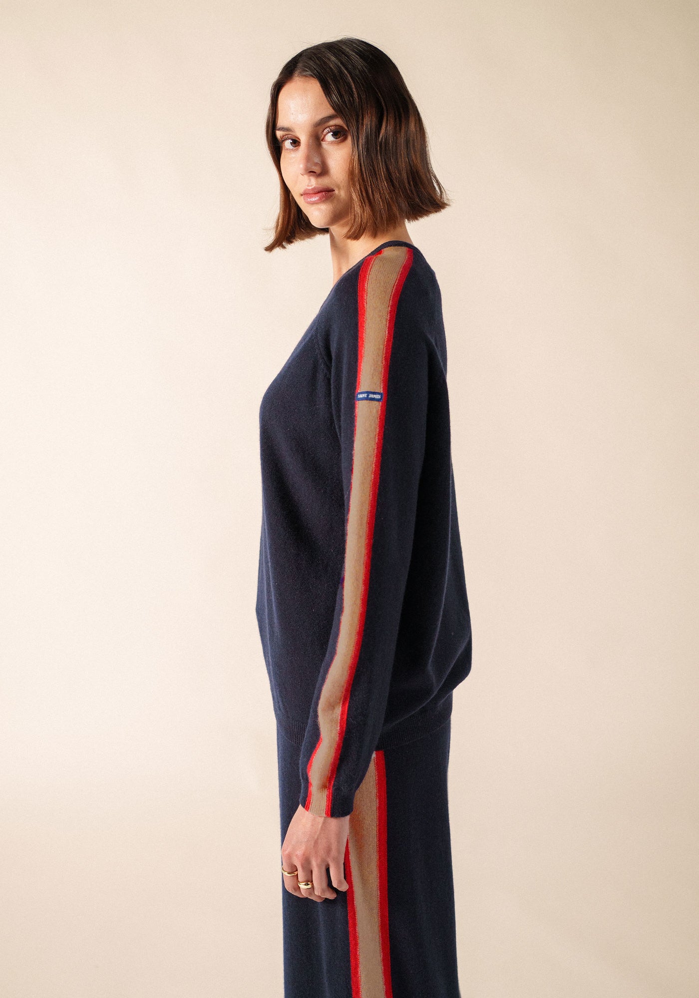 Noosa Jumper x Collette Dinnigan (NAVY/CAMEL/TULIPE)
