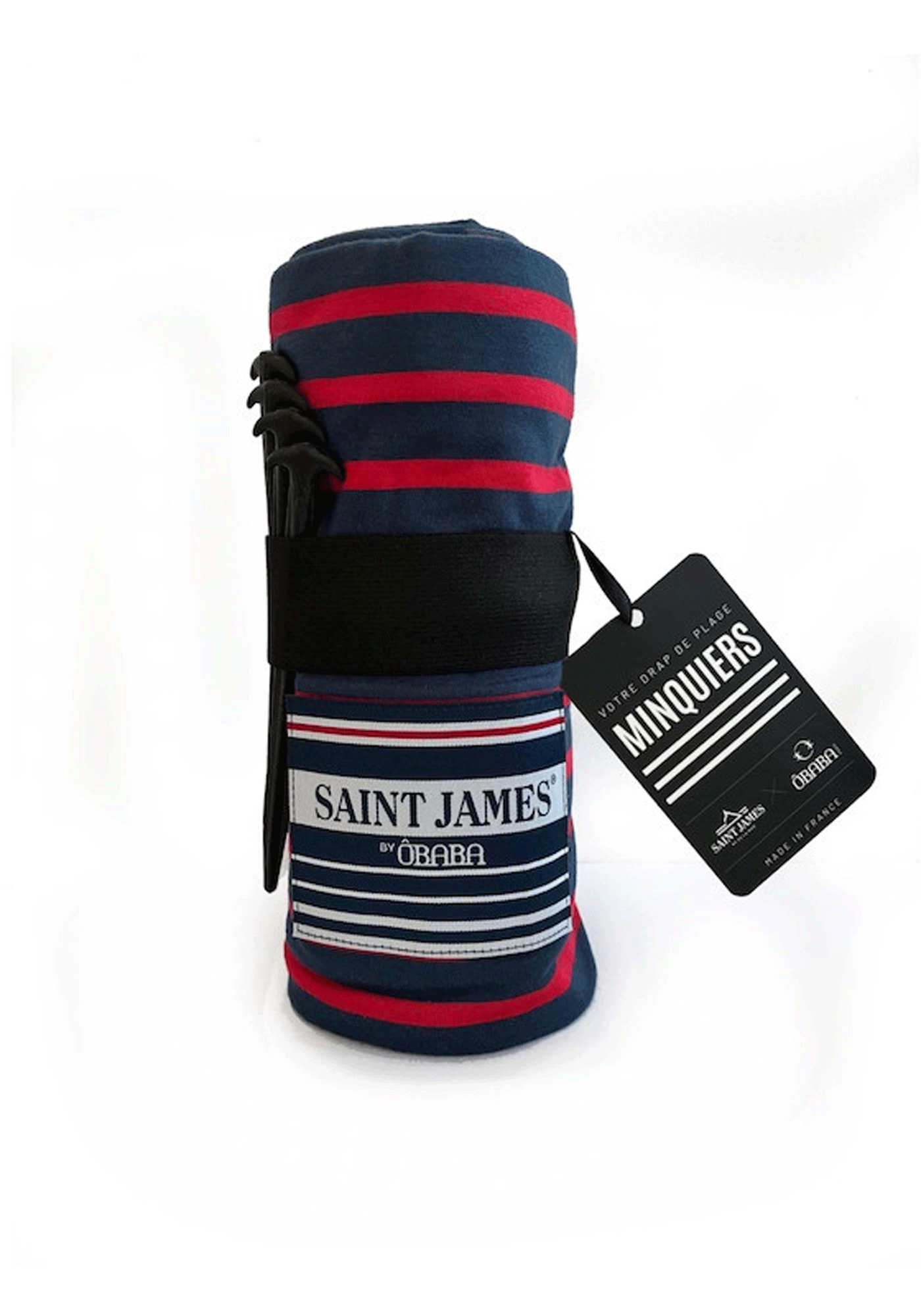 XXL beach towel x Obaba (MARINE/TULIPE)