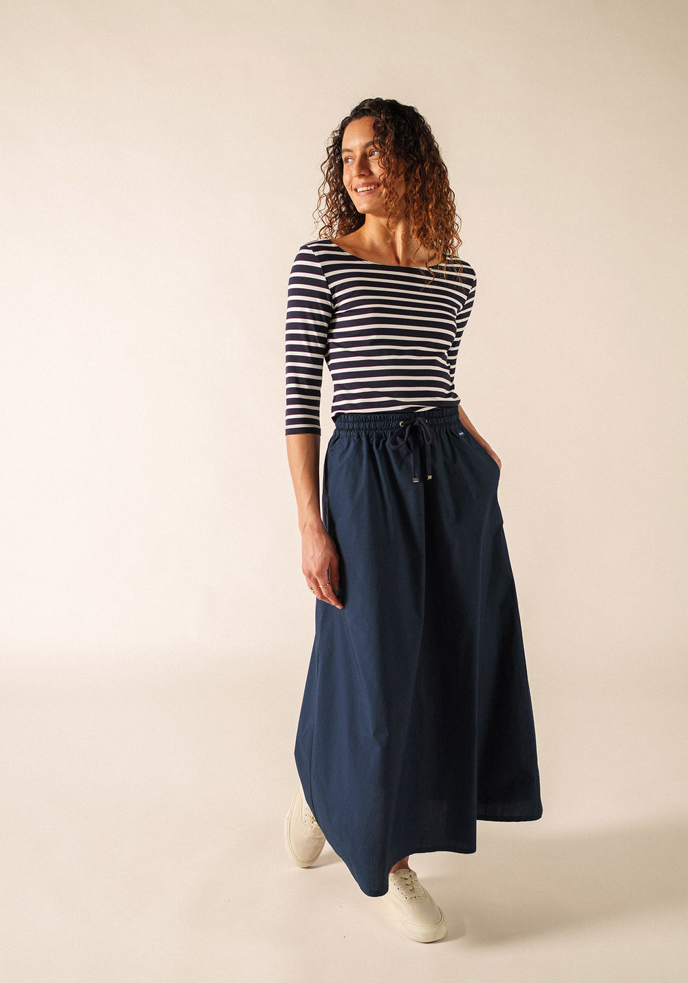 Garde-Côte Breton shirt (NAVY/NEIGE)