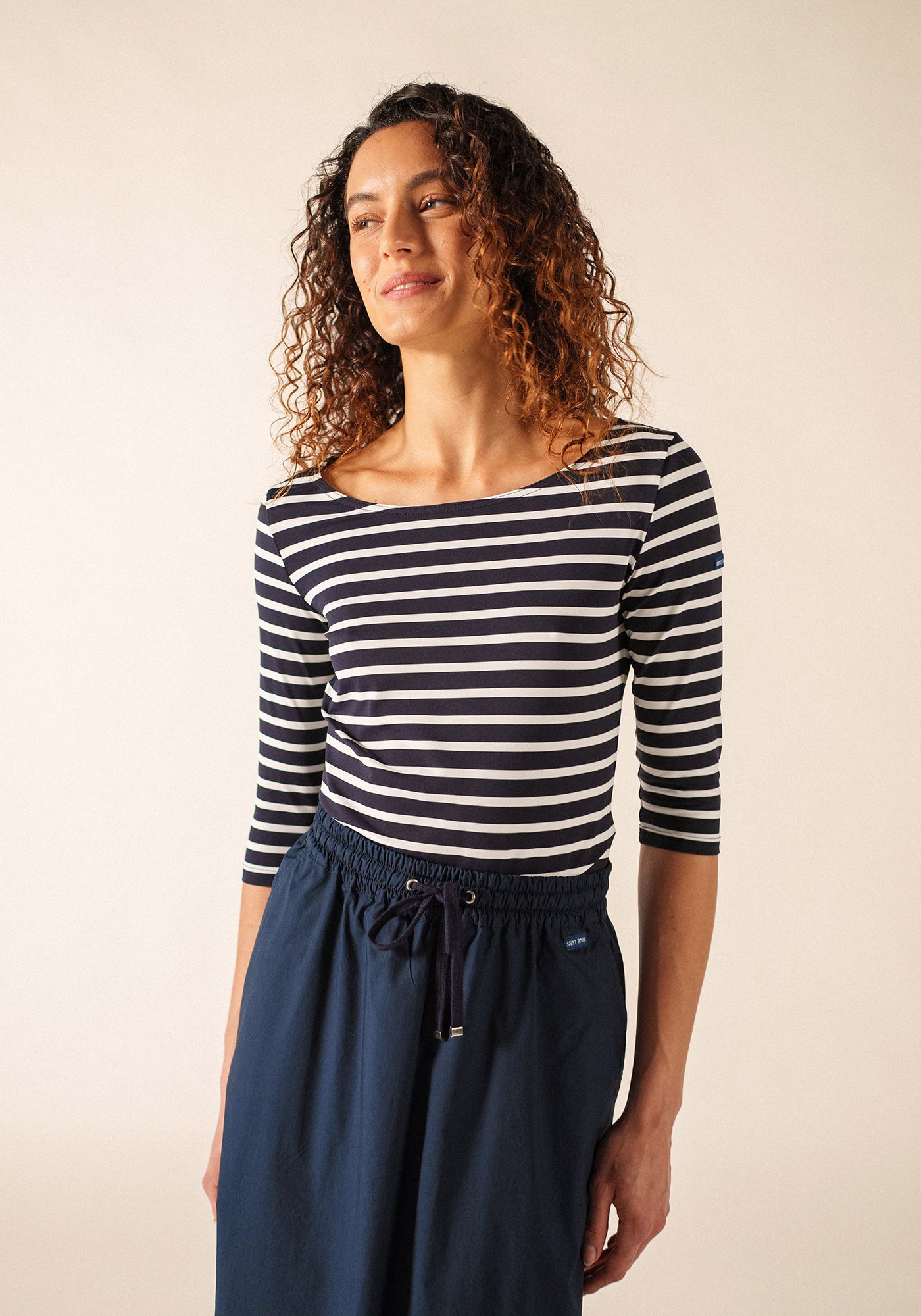 Garde-Côte Breton shirt (NAVY/NEIGE)